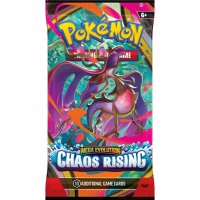 Pokemon Mega Evolution: Chaos Rising Booster kortų papildymo pakuotė 1 vnt.